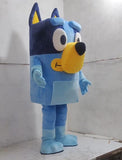 Both Blue Dog Bandit Heeler Dogs Mascot Costumes Party Birthday Suit