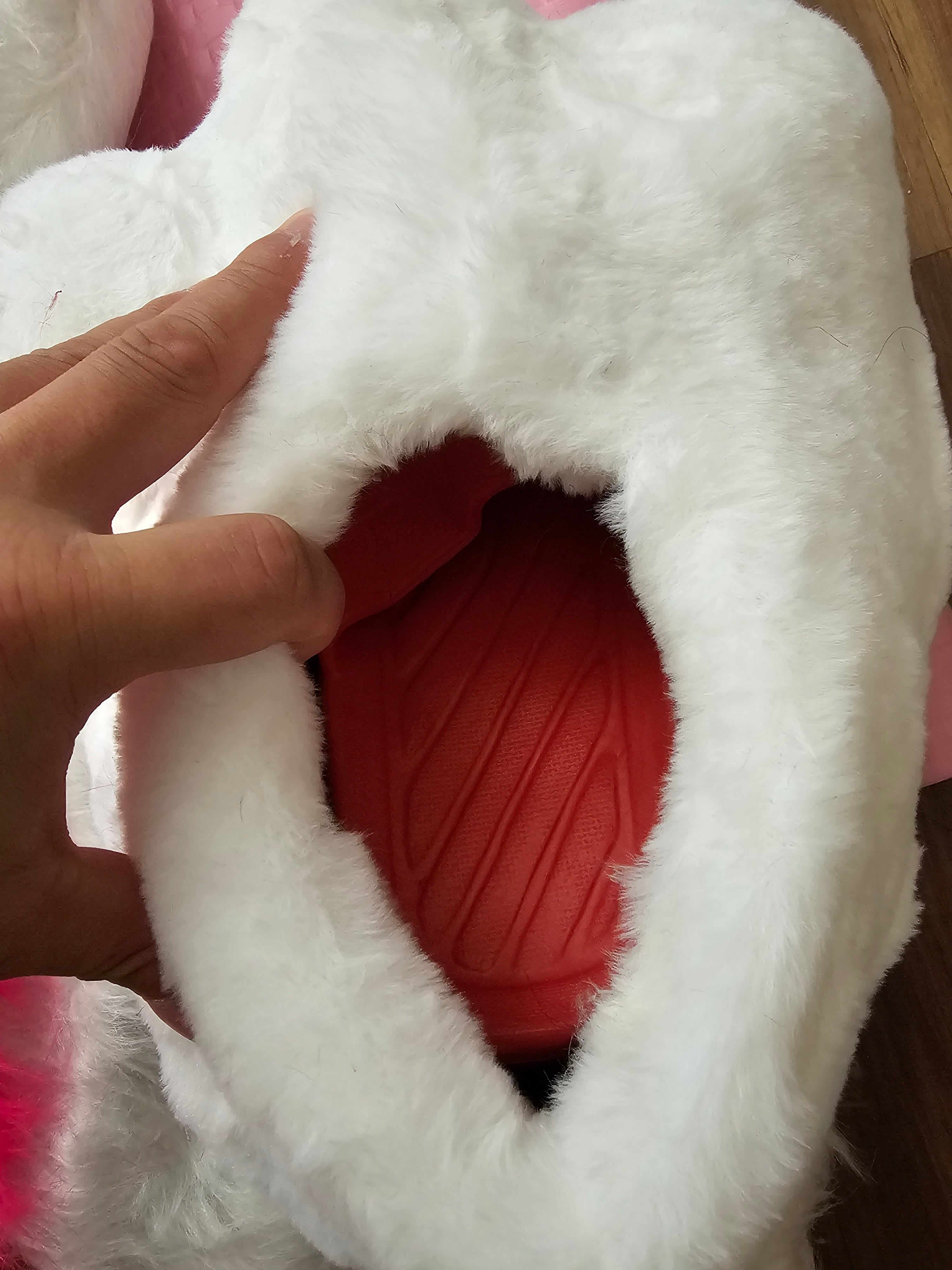 LA Pick UP/Ship Wine Red Horn Cat Furry Dragon Fursuit Costumes Suit Size S/M