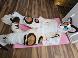 LA Pick UP/Ship Apricot Brown Fox Cat Fursuit Kigurumi Furry Costumes Furries