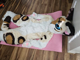 LA Pick UP/Ship Apricot Brown Fox Cat Fursuit Kigurumi Furry Costumes Furries