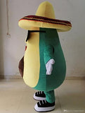 FurryWu Happy Straw Hat Fruit Avocado Mascot Costumes For Adult -  by FurryMascot -