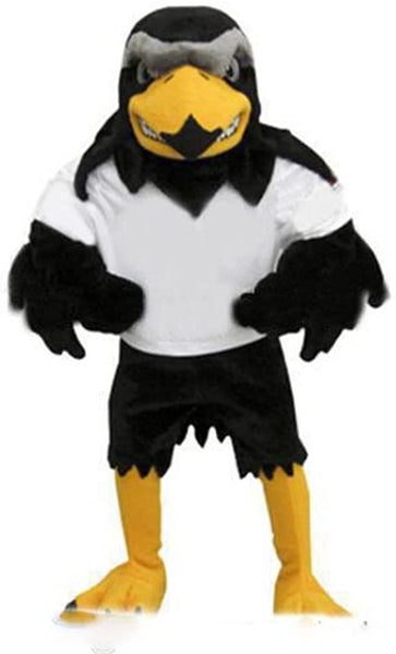 FurryWu Studio New Deluxe Plush Falcon Mascot Costume Adult Size Eagle ...
