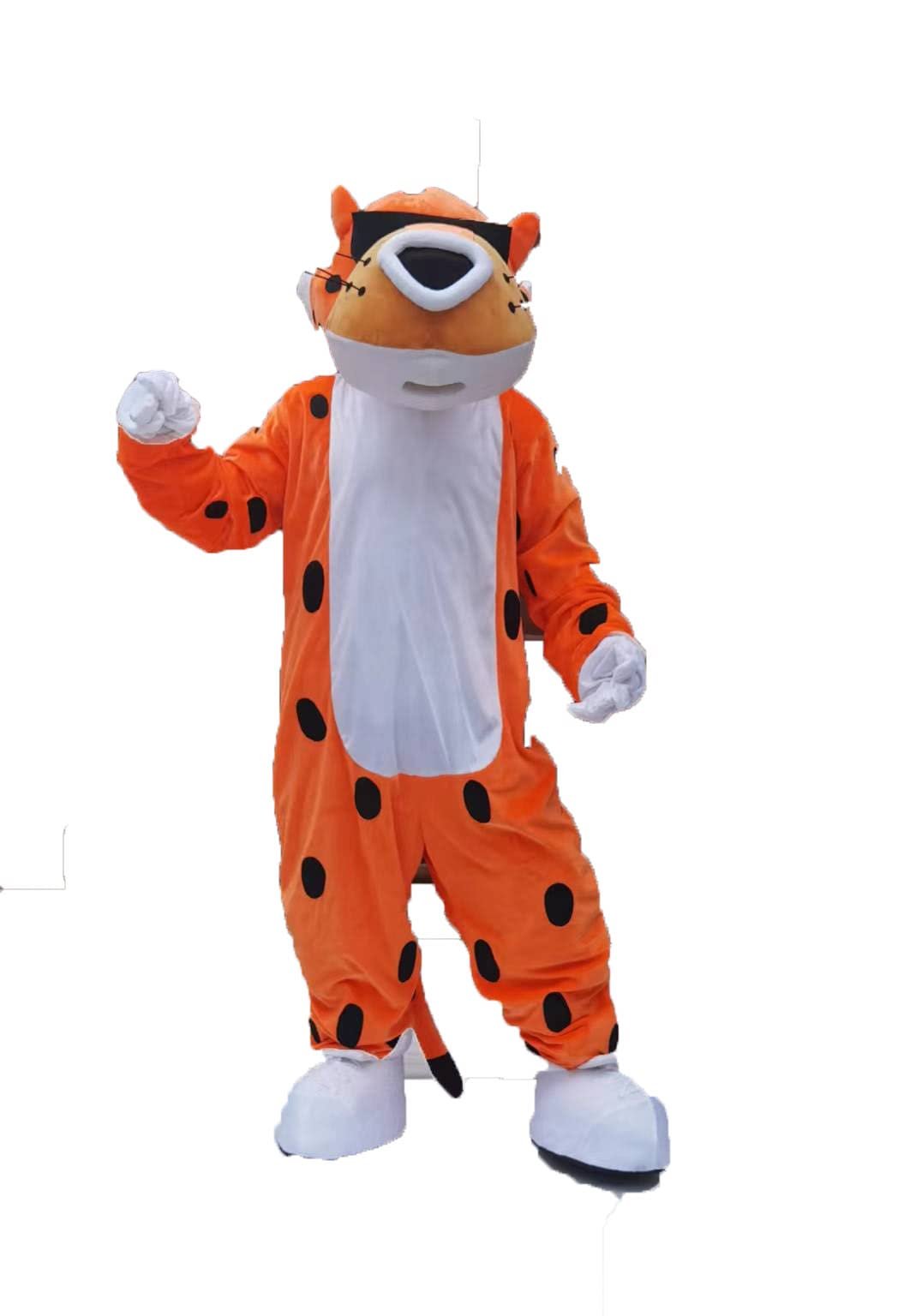FurryMascot Cheetah Leopard Animal Mascot Costumes Costume Adult Size Mascotte Mascota Carnival Party Cosply, Black,blue,white, S,M,L,XL,XXL,XXXL -  by FurryMascot -