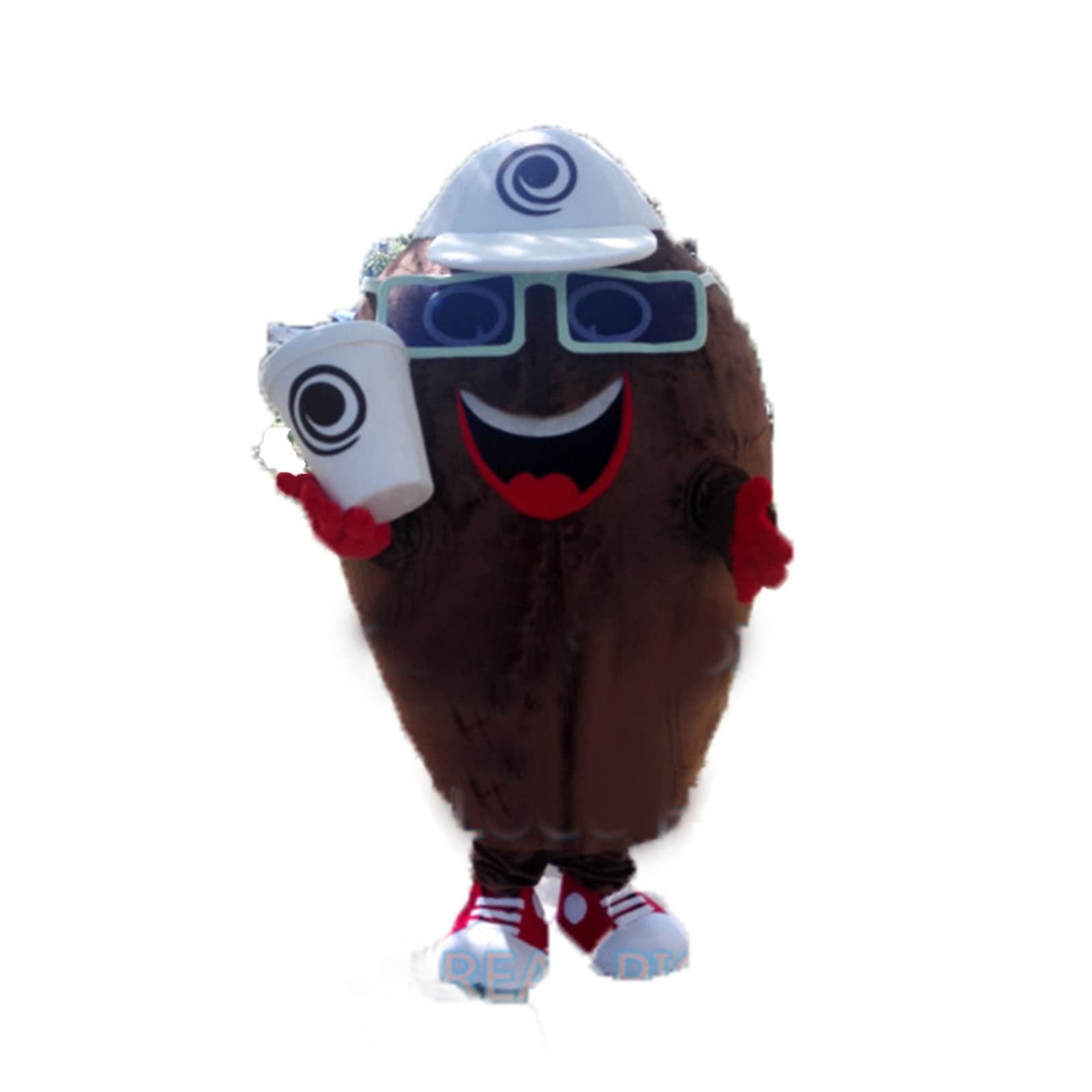 Coffee House Shop Coffee Bean custom Mascot Costume Party Carnival Mascotte Costumes -  by FurryMascot -