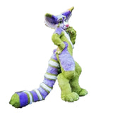 Long Tail Doberman Husky Shepherd Labrador Chihuahua Shepherd YORKSHIRE Poodle Bend Legs Digitigrade Plantigrade Bodysuit Furry Husky Wolf Dog Fox Cat Fursuit Costume