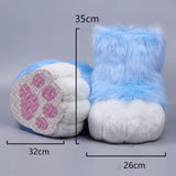 Furry Animal Paw Animal Cat Wolf Dog Fox Fur Costume Shoes Fursuit Accessories