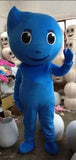 Blue Water Drops Mascot Costume Water Saving Publicity Performance Advertising Dress Halloween Carnival Fancy Party Costumes -  by FurryMascot -