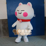 Cat Party Mascot Costume Christmas Fancy Dress Halloween Mascot Costume  Fursuit Adult Cartoon Character Someone Inside -  by FurryMascot -