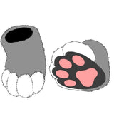 Fursuit Paws Costume Lion Bear Props Animal Feet Slippers One Size Fit Most Adult Teens Halloween Costume Party Supplies -  by FurryMascot -