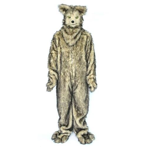 Can Move Mouth Wolf Mascot Costume Fursuit Cosplay Party Game Animal Fancy Dress Halloween Advertising Parade Xmas Suit Adults -  by FurryMascot -
