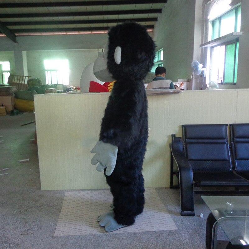 Big Black Gorilla Fursuit Mascot Costume Suits Cosplay Party Game Dress Outfits Clothing Advertising Carnival Xmas Easter Adult -  by FurryMascot -