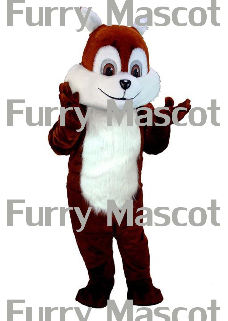 Chipmunk (g6)  Christmas Cosplay Unisex Cute Newly Mascot ostume Suit Cosplay Party Game Dress Outfit  Adult  Gift A+ -  by FurryMascot -