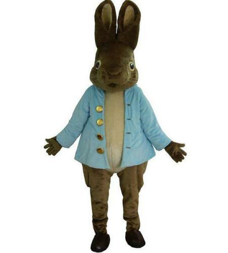 New Adult Best Sale Foam Cute Brown Easter Bunny Rabbit Cartoon Mascot Costume Christmas Fancy Dress Halloween Mascot Costume -  by FurryMascot -