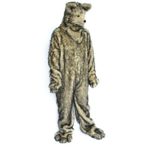 Can Move Mouth Wolf Mascot Costume Fursuit Cosplay Party Game Animal Fancy Dress Halloween Advertising Parade Xmas Suit Adults -  by FurryMascot -