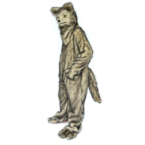 Can Move Mouth Wolf Mascot Costume Fursuit Cosplay Party Game Animal Fancy Dress Halloween Advertising Parade Xmas Suit Adults -  by FurryMascot -