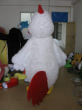 Christmas Party White Chicken Mascot Costume Suit Cosplay Party Dress Outfit Halloween Adult Unisex Fursuit Outdoor -  by FurryMascot -