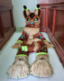 Brown Dog Prop Fursuit Kigurumi Furry Fursona Costumes Furries