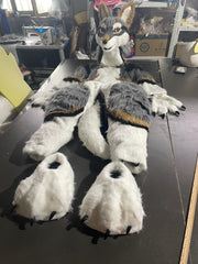 Gray Wolf Fursuit Kigurumi Furry Costumes Furries
