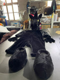 Black Mustang Horse Mascot Costumes Party Cosplay Suit