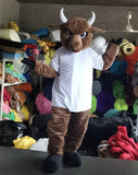 Bison Cow Buffalo Mascot Costumes Carnival Party Cosplay Suit