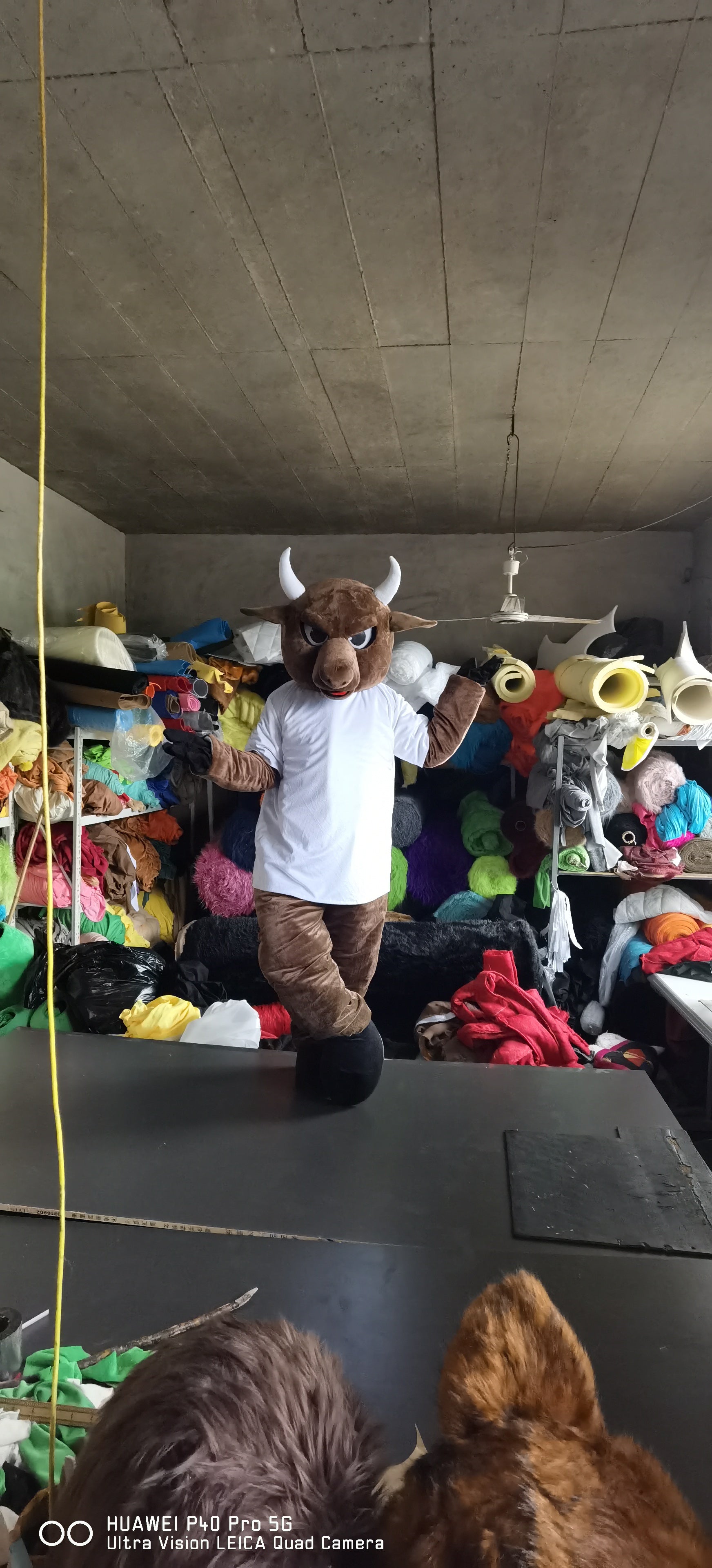 Bison Cow Buffalo Mascot Costumes Carnival Party Cosplay Suit