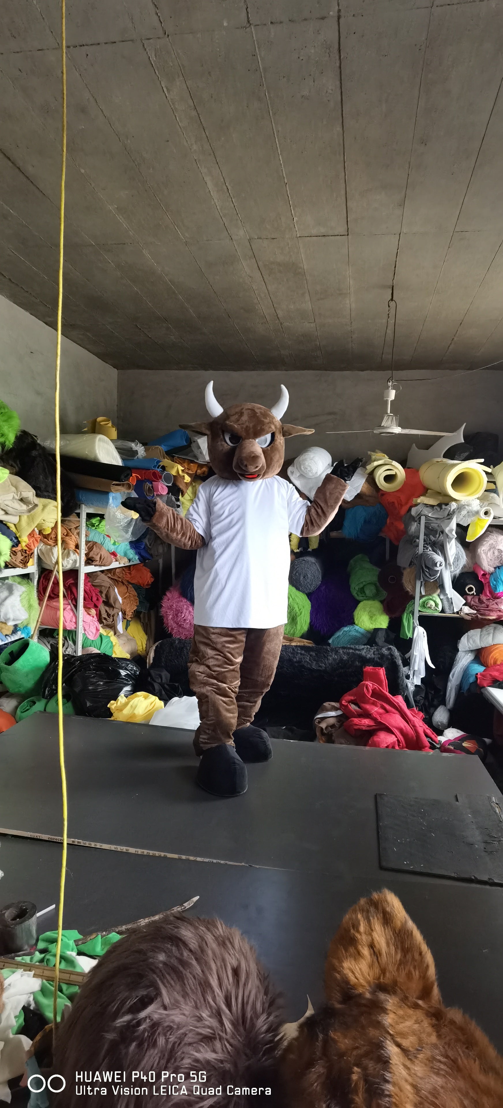 Bison Cow Buffalo Mascot Costumes Carnival Party Cosplay Suit