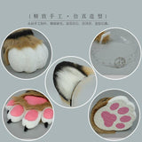New KC Animal Ears Suit Brown Beast Fursuit Cosplay Beast Claw Hand Foot Nails Covers Costume Accessories Custom Made Christmas -  by FurryMascot -