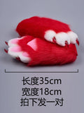 One Pairs Fursuit Paws Furry Furries Costumes Accessories