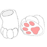 Soft Animal Feet Slippers Fursuit Paws Lion Bear Prop Animal Outfit Accessory for Role Playing Halloween Dress Up Party -  by FurryMascot -