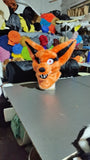 Anime Kyuubi Kitsune Gumiho Fox Fursuit Teen Kostüme Kind voller Pelzanzug Fursona Kigurumi Digitigrade Anime