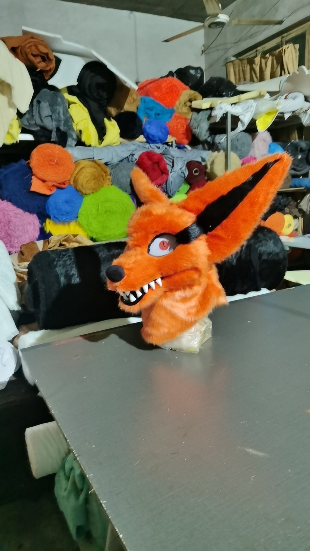 Anime Kyuubi Kitsune Gumiho Fox Fursuit Teen Kostüme Kind voller Pelzanzug Fursona Kigurumi Digitigrade Anime