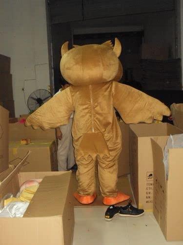 Classic Version big face Brown Owl Mascot Costume Adult Halloween Birt ...