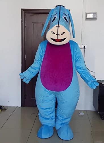Blue Donkey Animal Mascot Costumes For Adult Custom -  by FurryMascot -
