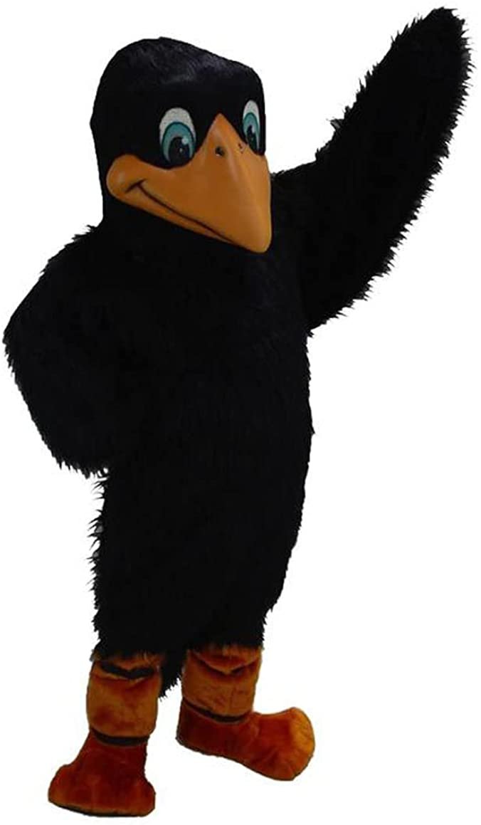 black Crow Bird Sale Mascot Costume Suit Game Dress Outfit Cosplay Unisex Halloween Birthday Party Cosplay -  by FurryMascot -