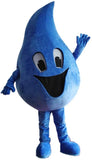 CostumeShine Blue Water Droplet Mascot Costume -  by FurryMascot -