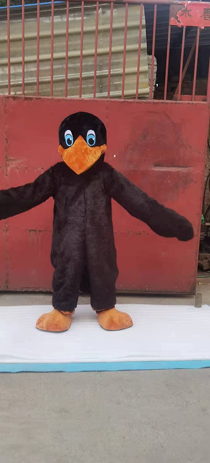Adult Black Crow Bird Sale Kid's Birthday Party Character Mascot Costume -  by FurryMascot -