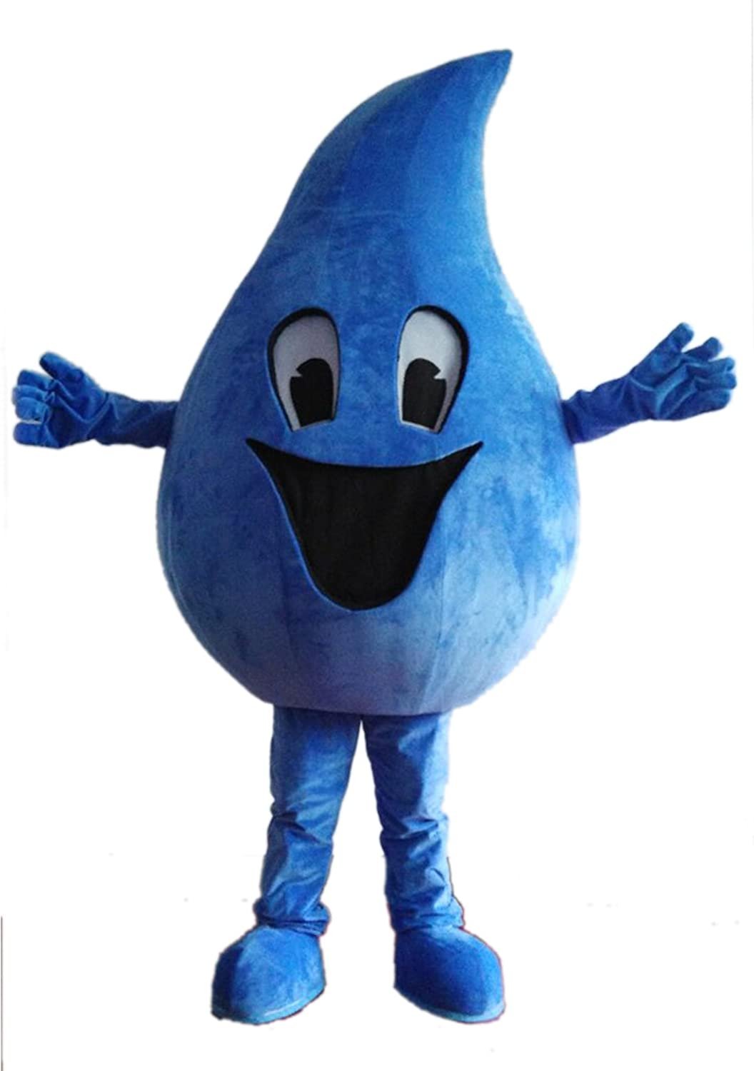 CostumeShine Blue Water Droplet Mascot Costume -  by FurryMascot -