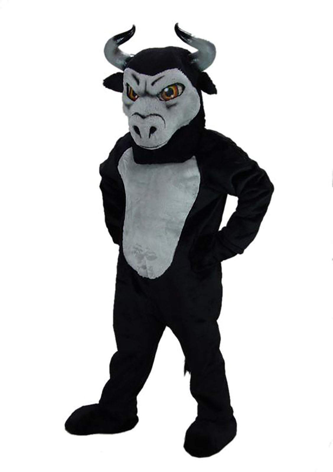 Black Bull  Suit Animal Mascot Costume Party Carnival Mascotte Costumes - Mascot Costume by MascotBJ - ANIMAL MASCOT