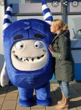 Blue oddods mascot costume Bunny mascot cartoon fancy dress costume Halloween Fancy Dress Cosplay -  by FurryMascot -