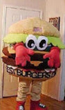 best burgers on the planet hamburger Mascot Mascot Costume EMS Express Hot Adult Size SALE olome -  by FurryMascot -