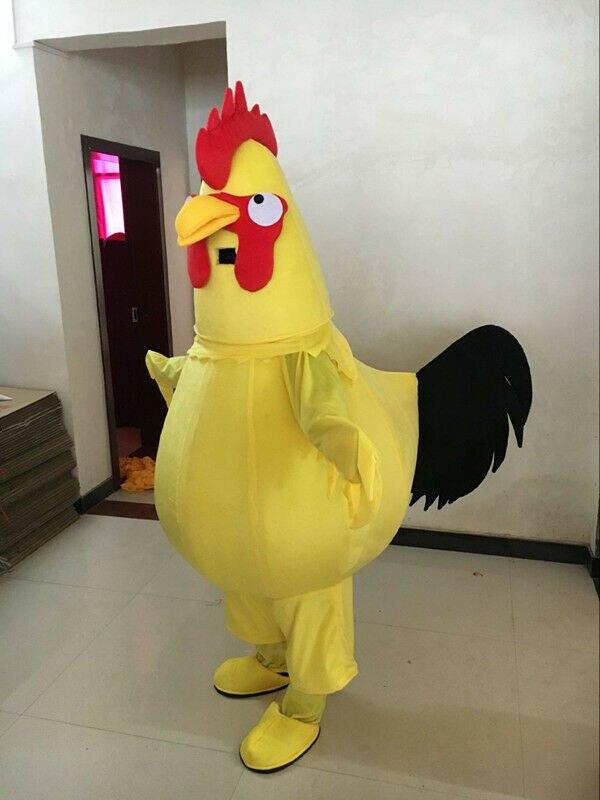 Black Rooster Mascot Parade Costume Festive Party Fancy Dress Adult Outfit Suits -  by FurryMascot -