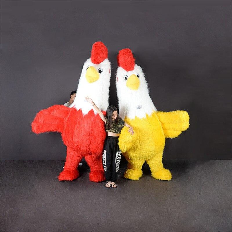 Advertising Outdoor Inflatable Costume 2M/26M/3M height Cock Mascot Costume Fursuits for Adult Cosplay Party Outfit Dress -  by FurryMascot -
