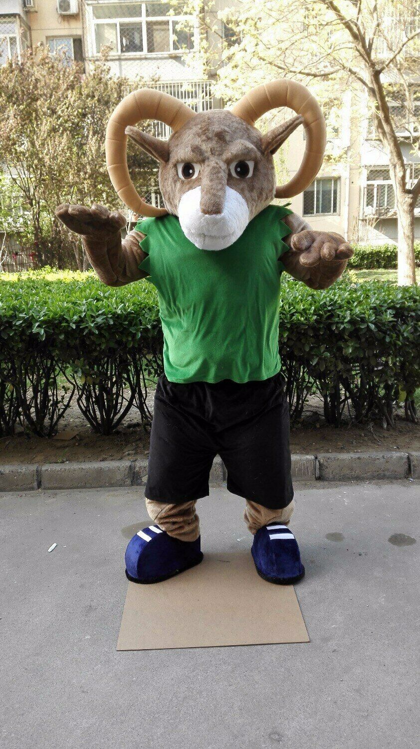 Cute Adults  Bighorn Mascot Costume Suits Cosplay Party Game Dress Outfits Advertising Promotion Carnival Halloween Fursuit -  by FurryMascot -
