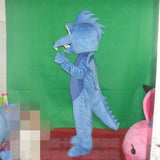!!! Blue Plush Dragon Mascot Costume with Zipper Closure Adult Cosplay Costume Advertising Carnival Halloween -  by FurryMascot -