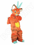 Chic Orange Dragon Completed Fursuit Mascot Furry Costume Suits Party Fancy Dress Outfits Clothing Halloween Cartoon Outdoor -  by FurryMascot -