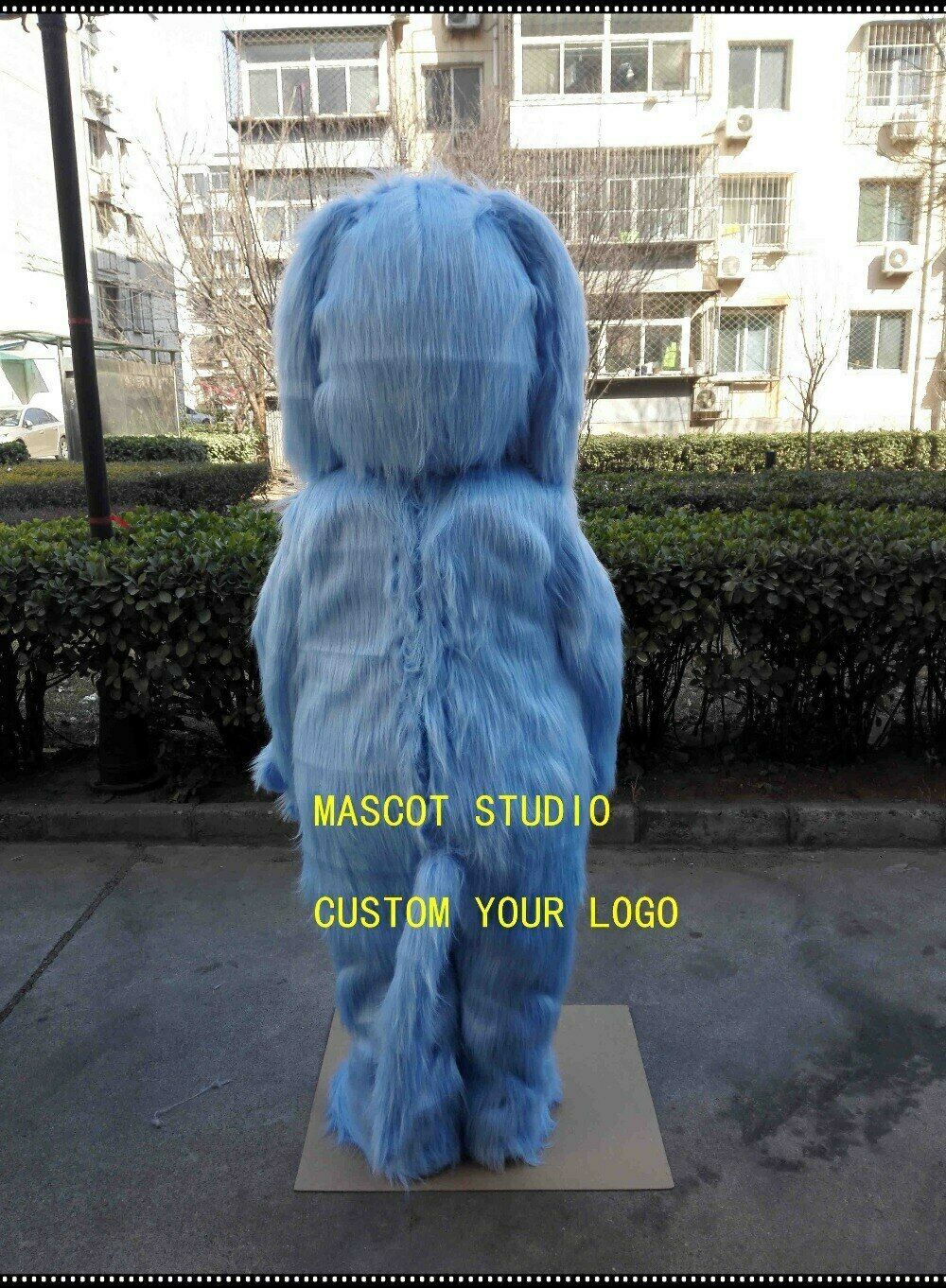 Blue Plush Dog Mascot Costume Cosplay Party Game Dress Outfit Halloween Adult -  by FurryMascot -