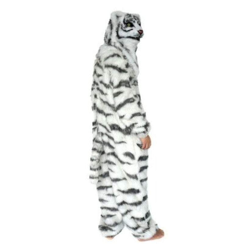 Cute Can Move Mouth White Tiger Mascot Costume Fursuit Cosplay Animal Halloween Adult Cosplay Unisex Hallowen Gift -  by FurryMascot -
