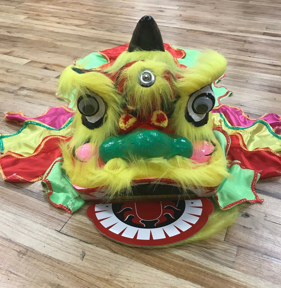 Chinese Lion Dance Costume suits for one children Wool Costume Kids Dress Folk Art Celebrate Lion Mascot Outfit Halloween -  by FurryMascot -