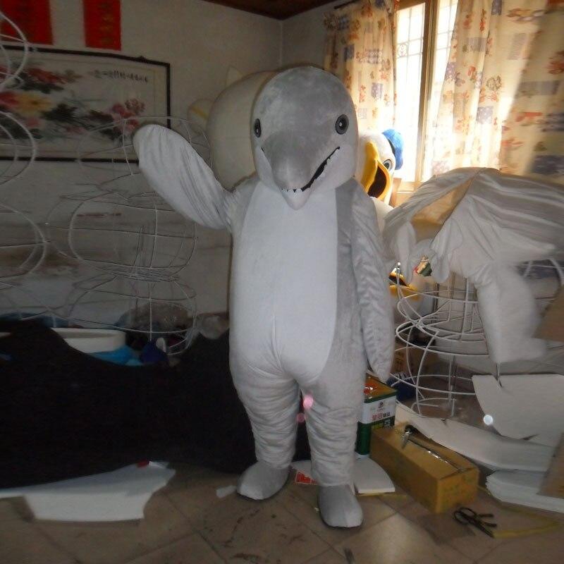 A dolphin mascot costume for adults to wear cartoon figures Cosplay Party Game Dress Outfits Clothing Carnival Halloween Adults -  by FurryMascot -