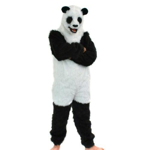 Can Move Mouth Panda Mascot Costume Fursuit Cosplay Party Game Animal Halloween Fancy Dress Advertising Character Parade Suit -  by FurryMascot -
